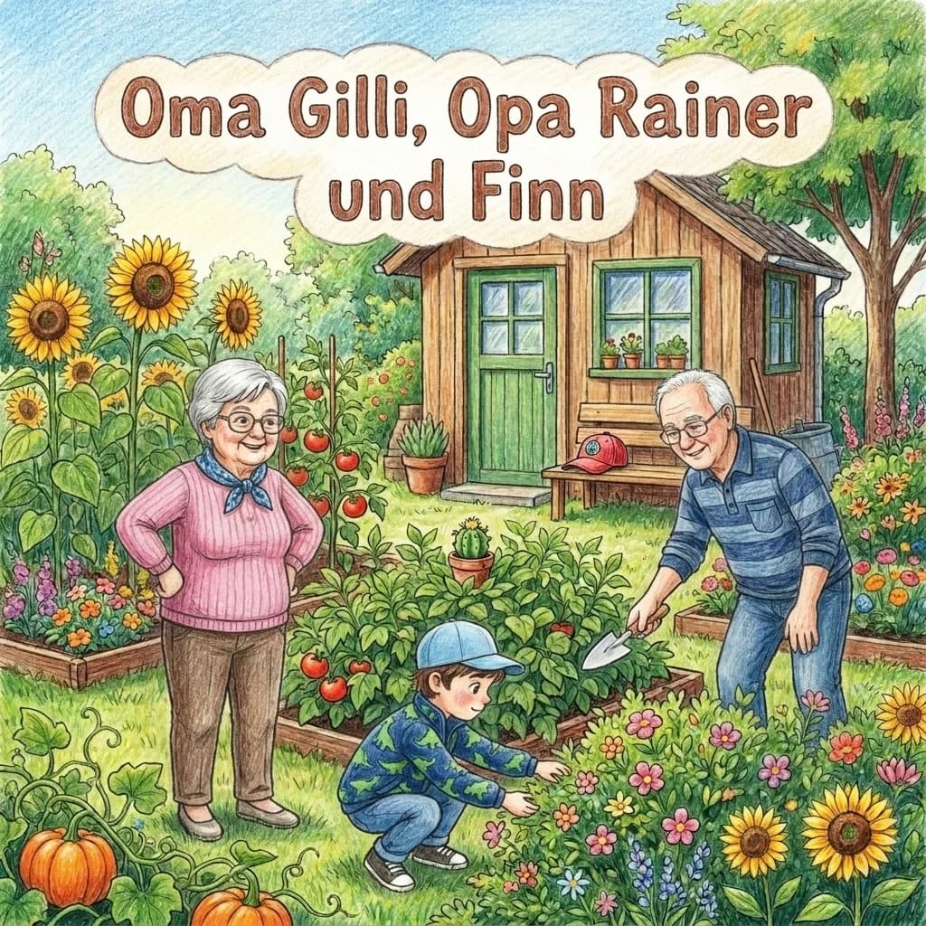 Cover: Oma Gilli, Opa Rainer und Finn