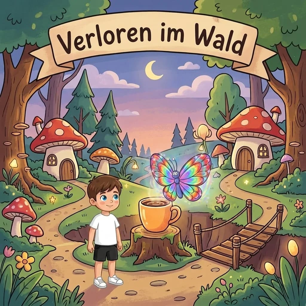 Cover: Verloren im Wald